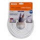 Engel Axil CA0728E cable coaxial 25 m Blanco